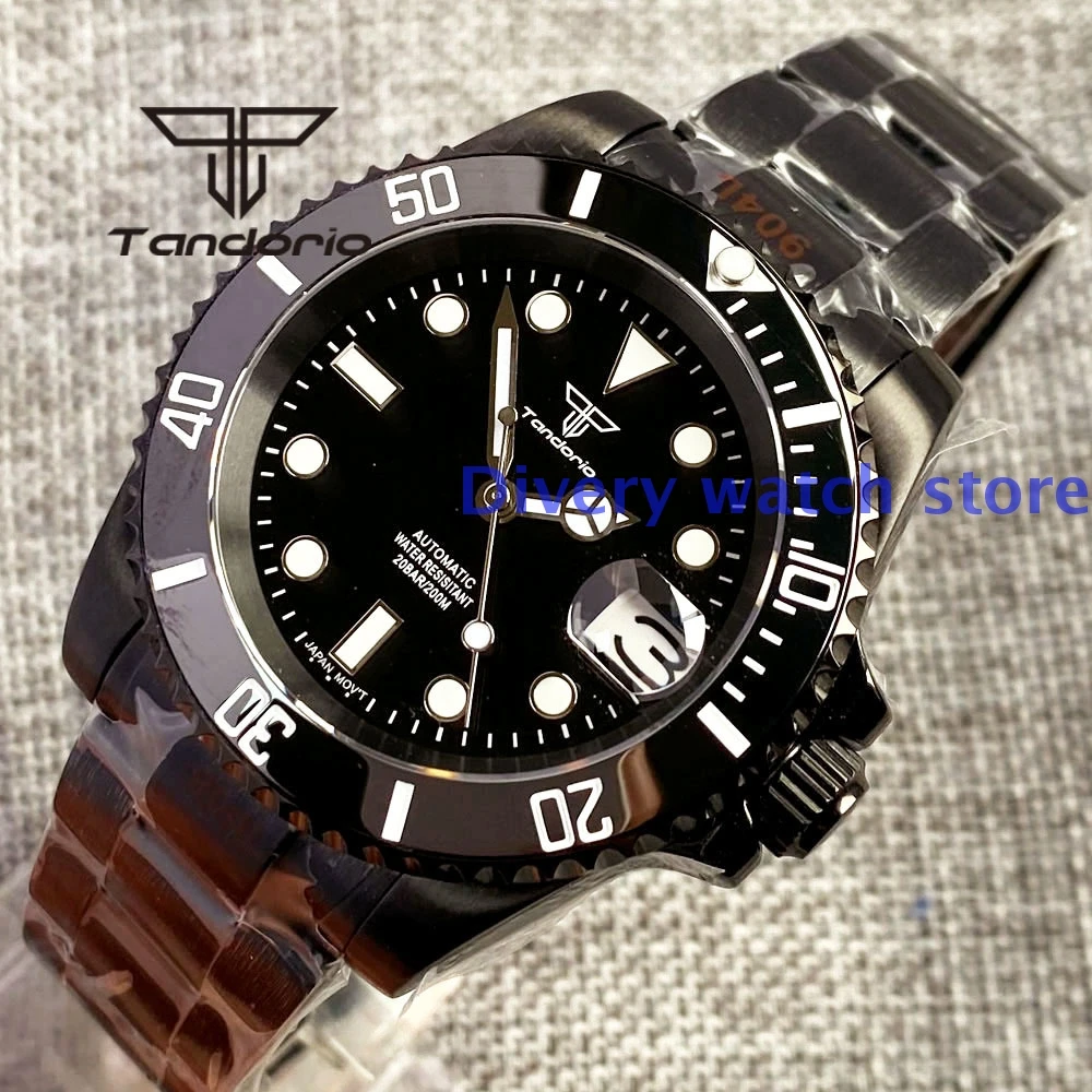 Auto Date Cyclops Sapphire Crystal Sunburst Dial 40mm Black PVD Case NH35A Luminous Automatic Men‘s Watch Oyster Bracelet
Auto Date Cyclops Sapphire Crystal Sunburst Dial 40mm Black PVD Case NH35A Luminous Automatic Men‘s Watch Oyster Bracelet