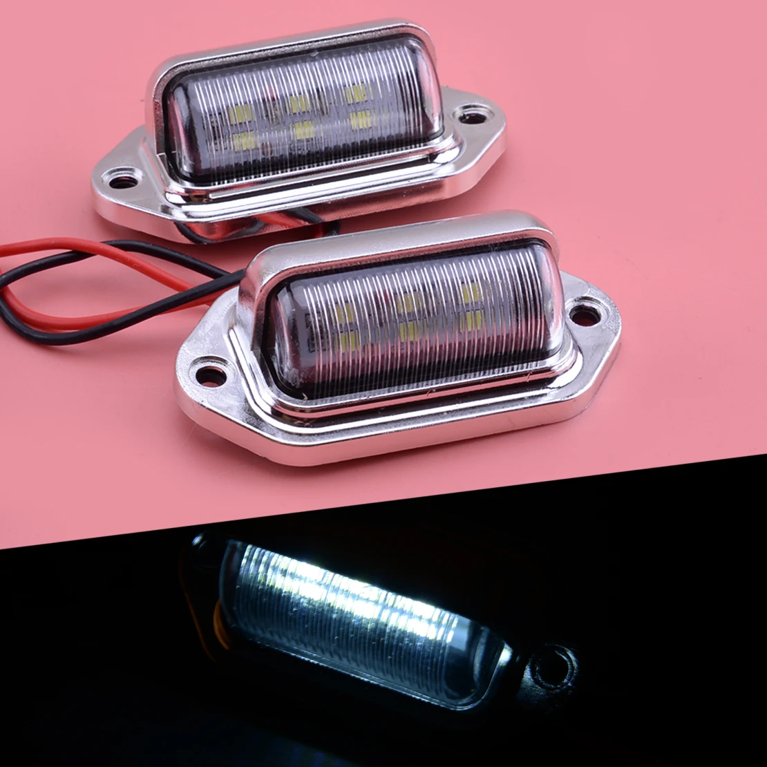 2Pcs Waterproof LED Deck Courtesy Stern Transom License Number Plate Light Fit for Marine Boat RV Trailer Truck Car 12V-24V 1.8W
2Pcs Waterproof LED Deck Courtesy Stern Transom License Number Plate Light Fit for Marine Boat RV Trailer Truck Car 12V-24V 1.8W
