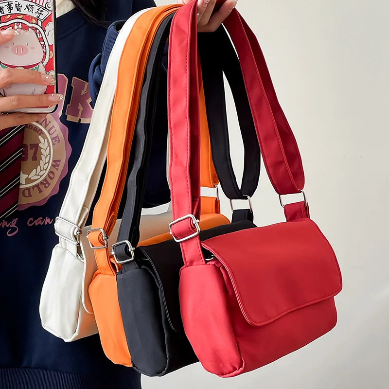 Nylon Small Crossbody Bag for Women 2023 Fashion Female Shoulder Cross Bag Solid Students Canvas Purse Bolsas Korean Simple
Nylon Small Crossbody Bag for Women 2023 Fashion Female Shoulder Cross Bag Solid Students Canvas Purse Bolsas Korean Simple