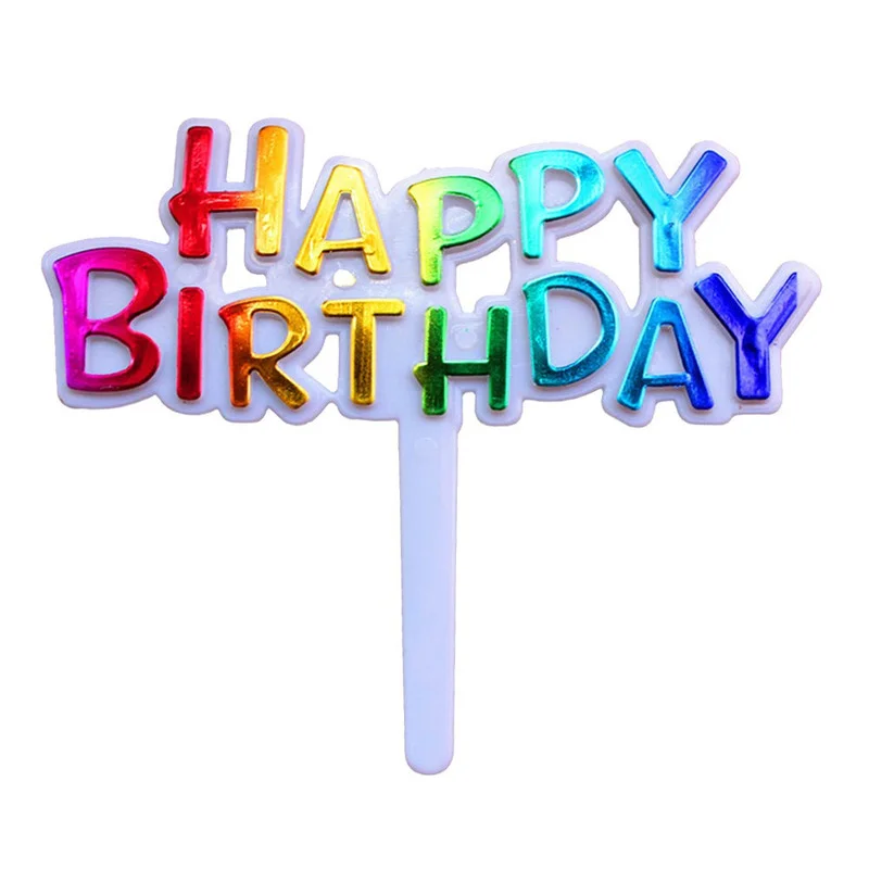 50PCS Cartoon Cake Toppers Plastic Colourful Happy Birthday Cupcake Toppers for Party Birthday Party Decorations Kids Party
50PCS Cartoon Cake Toppers Plastic Colourful Happy Birthday Cupcake Toppers for Party Birthday Party Decorations Kids Party