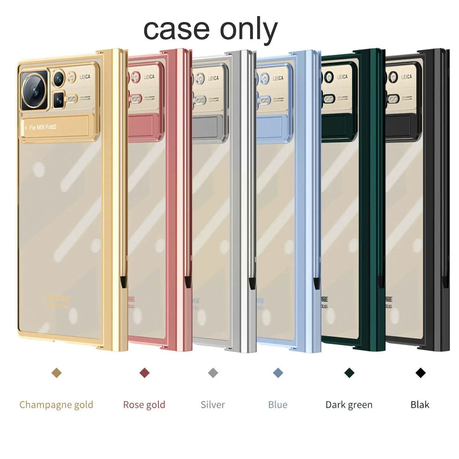 Transparent Protective Bracket For Mix Fold2 Mobile Phone Folding Pen Slot Spen Electroplating G7y7
Transparent Protective Bracket For Mix Fold2 Mobile Phone Folding Pen Slot Spen Electroplating G7y7