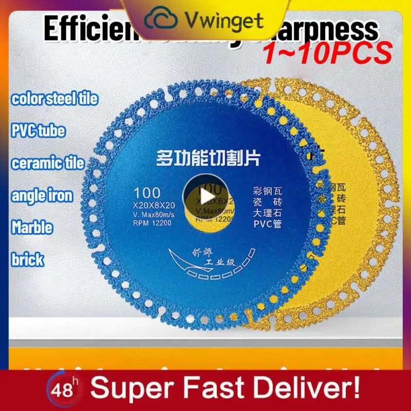 1~10PCS Composite Multifunctional Cutting Saw Blade 100mm Ultra-thin Saw Blade Ceramic Tile Glass Cutting Disc For Angle Grinder
1~10PCS Composite Multifunctional Cutting Saw Blade 100mm Ultra-thin Saw Blade Ceramic Tile Glass Cutting Disc For Angle Grinder