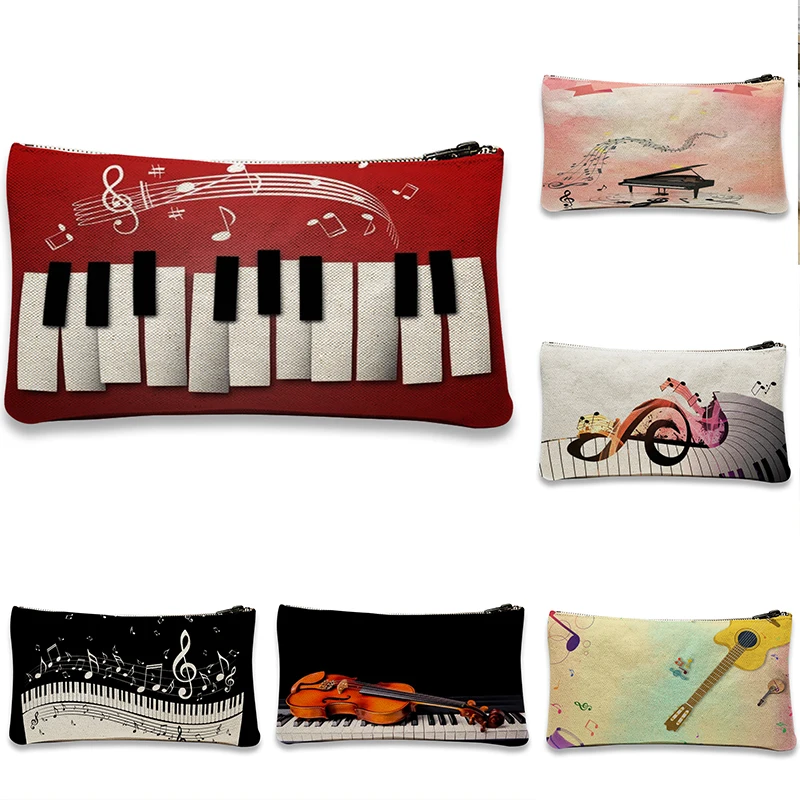 Music Piano Cosmetic Bag Art Cello Women Makeup Bags Guitar Ladies Storage Bags for Travel Female Cosmetic Organizers Canvas Bag
Music Piano Cosmetic Bag Art Cello Women Makeup Bags Guitar Ladies Storage Bags for Travel Female Cosmetic Organizers Canvas Bag