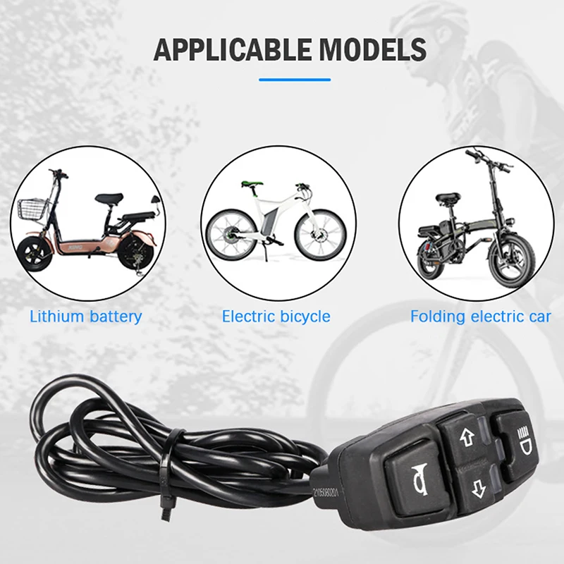 1PC 48V/36V Electric Bike Scooter Light Switch DK336 for Motorcycle Button Turn Signal Light
1PC 48V/36V Electric Bike Scooter Light Switch DK336 for Motorcycle Button Turn Signal Light