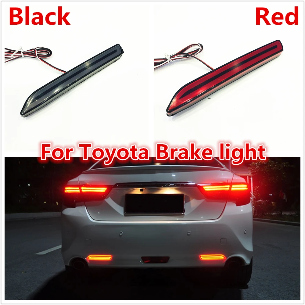LED Car Rear Bumper Reflector Tail Brake Light Bar For Toyota Camry Reiz WISH SIENNA Innova Lexus ISF GX470 RX300 5630 Matrix
LED Car Rear Bumper Reflector Tail Brake Light Bar For Toyota Camry Reiz WISH SIENNA Innova Lexus ISF GX470 RX300 5630 Matrix