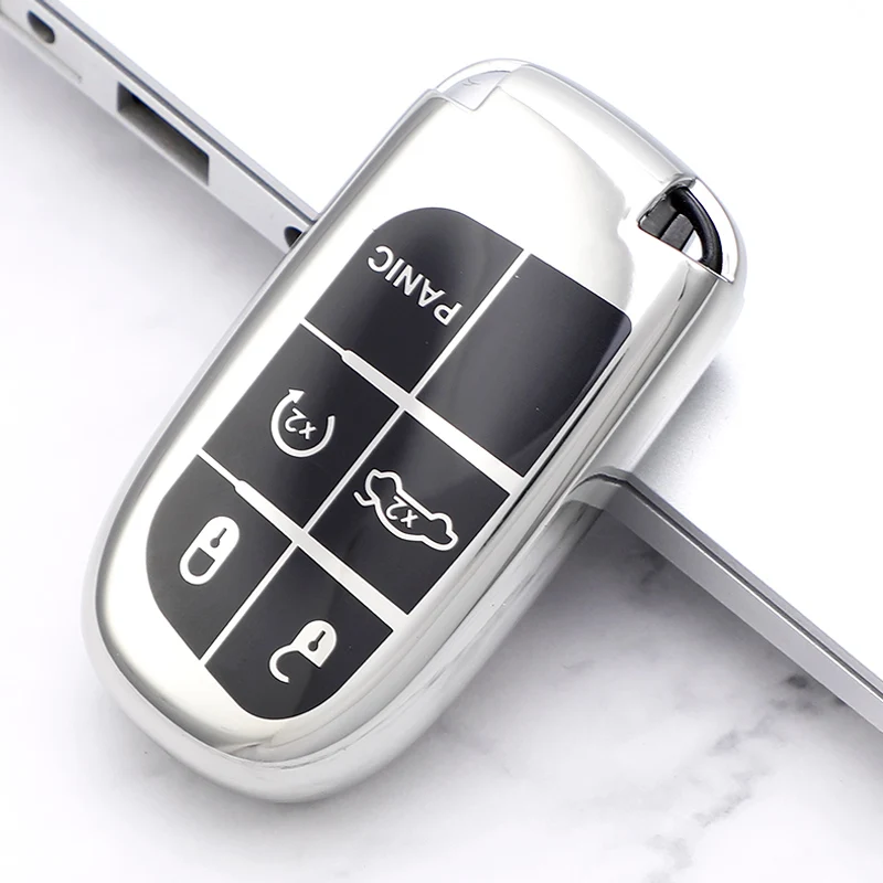5 Button Car Key Cover Case Bag Fob Shell Holder for Jeep Renegade Compass Grand Cherokee for Chrysler 300C Wrangler Dodge
5 Button Car Key Cover Case Bag Fob Shell Holder for Jeep Renegade Compass Grand Cherokee for Chrysler 300C Wrangler Dodge