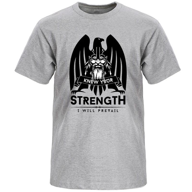 Vikings Viking Odin Athelstan Valhalla T-shirts T Shirt Know Your Strength I Will Prevail Shirts Tshirt Men Tshirts Summer Tops
Vikings Viking Odin Athelstan Valhalla T-shirts T Shirt Know Your Strength I Will Prevail Shirts Tshirt Men Tshirts Summer Tops
