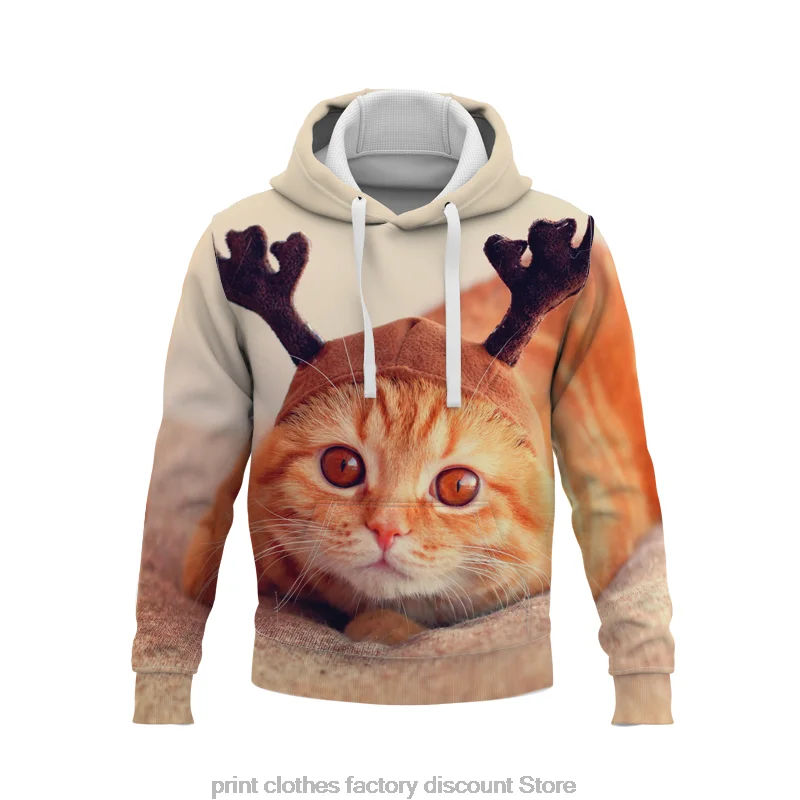 Hoodie Men's Hooded Animal Fashion Comfortable Printed Hoodie Men's Funny 3D Cat Printing Hoodie Harajuku Style Hooded Sweater
Hoodie Men's Hooded Animal Fashion Comfortable Printed Hoodie Men's Funny 3D Cat Printing Hoodie Harajuku Style Hooded Sweater