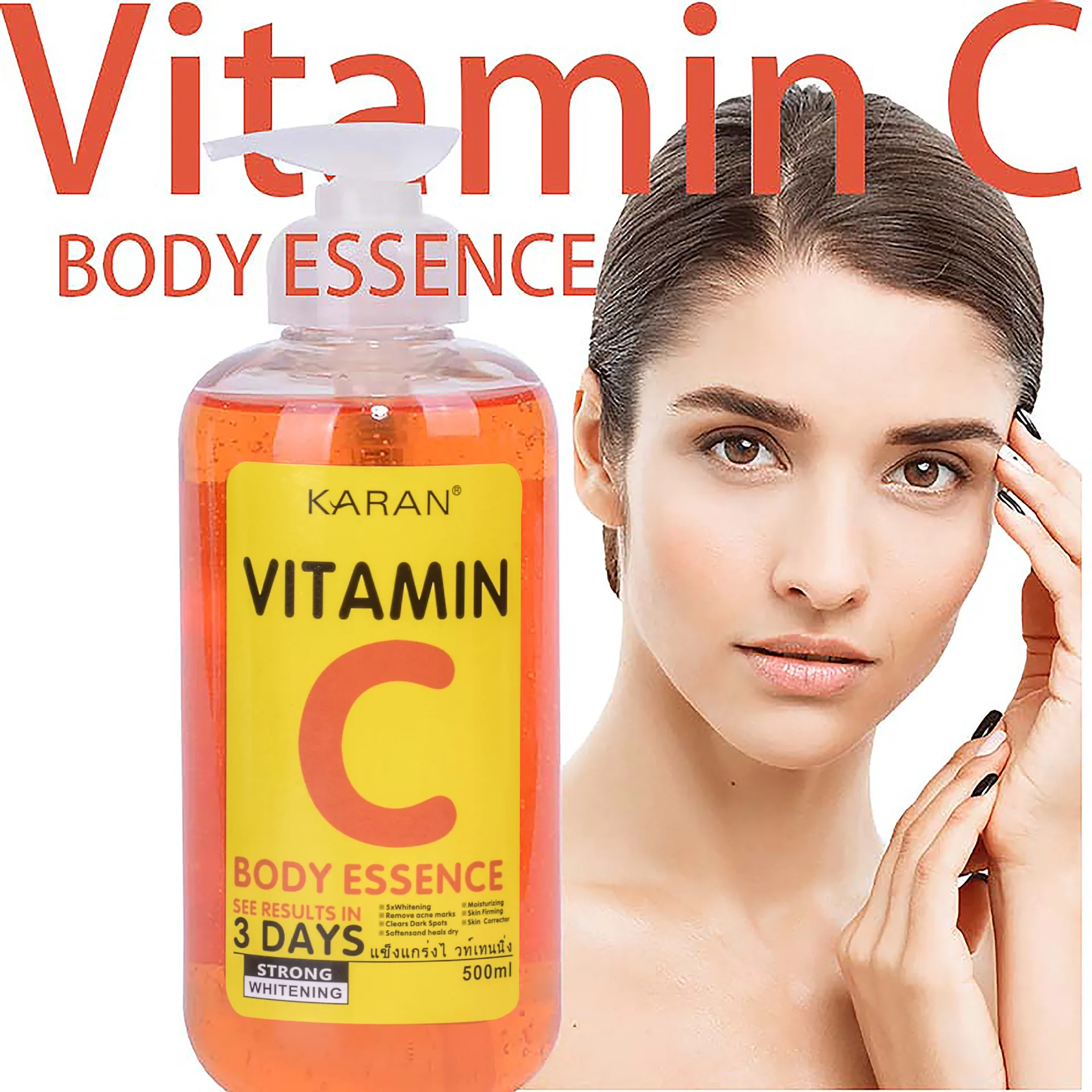 500ml Vitamin C&VE Face Serum VC Fruit Acid Brightening Repair Anti-aging Body Essence Alpha Hydroxy Acids (AHA) Essence
500ml Vitamin C&VE Face Serum VC Fruit Acid Brightening Repair Anti-aging Body Essence Alpha Hydroxy Acids (AHA) Essence