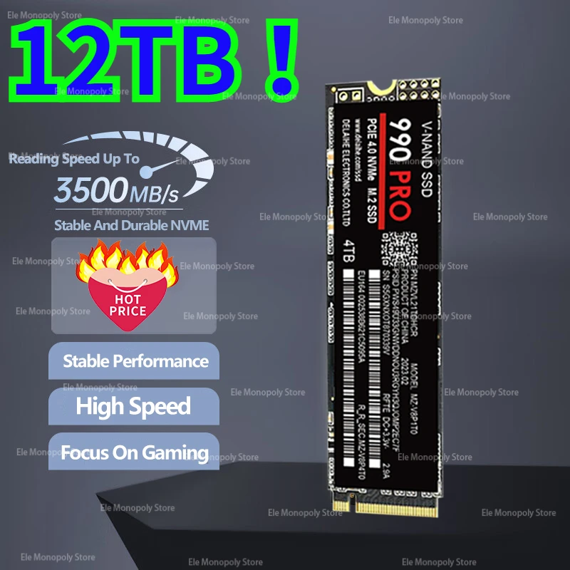 2023 16TB M.2 NGFF 2280 SSD 500GB 1TB 2TB 4TB SSD Hard Drive M2 Ssd M.2 NVME PCIe SSD Internal Hard Disk For Laptop Desktop MSI
2023 16TB M.2 NGFF 2280 SSD 500GB 1TB 2TB 4TB SSD Hard Drive M2 Ssd M.2 NVME PCIe SSD Internal Hard Disk For Laptop Desktop MSI