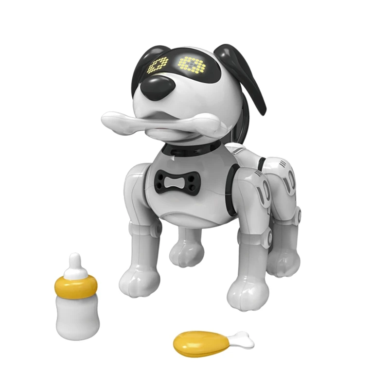 R19 Remote Control Smart Stunt Robot Dog Touch Sensing Singing And Dancing Handstand Programmable Lnteractive Toy
R19 Remote Control Smart Stunt Robot Dog Touch Sensing Singing And Dancing Handstand Programmable Lnteractive Toy