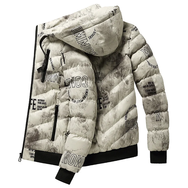 High Quality Men's Clothing Korean Style Cotton-padded Jacket Winter Hooded Coat Parkas Ropa De Hombre Retro Printed Outerwear
High Quality Men's Clothing Korean Style Cotton-padded Jacket Winter Hooded Coat Parkas Ropa De Hombre Retro Printed Outerwear