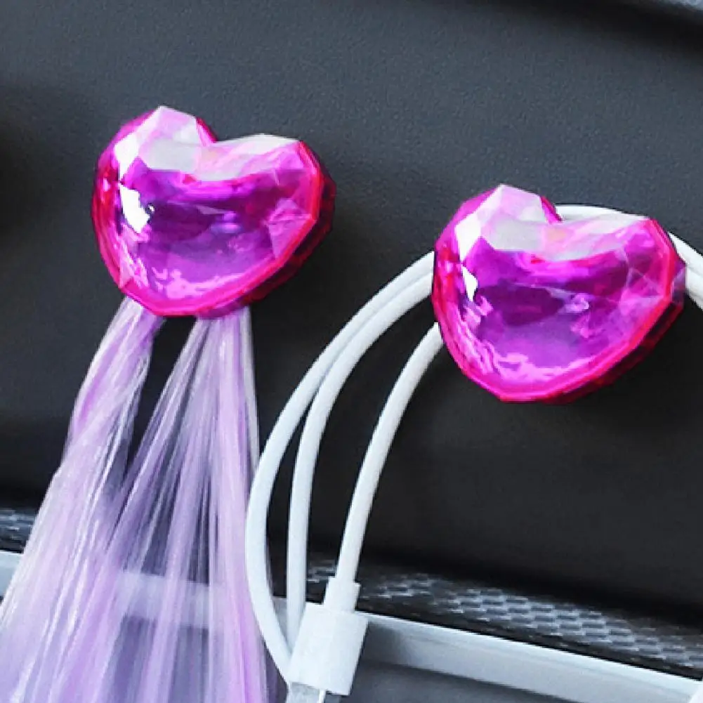 2 Pcs Car Hook Practical Cute ABS Heart-shaped Adhesive Storage Hanger for Plastic Bag
2 Pcs Car Hook Practical Cute ABS Heart-shaped Adhesive Storage Hanger for Plastic Bag