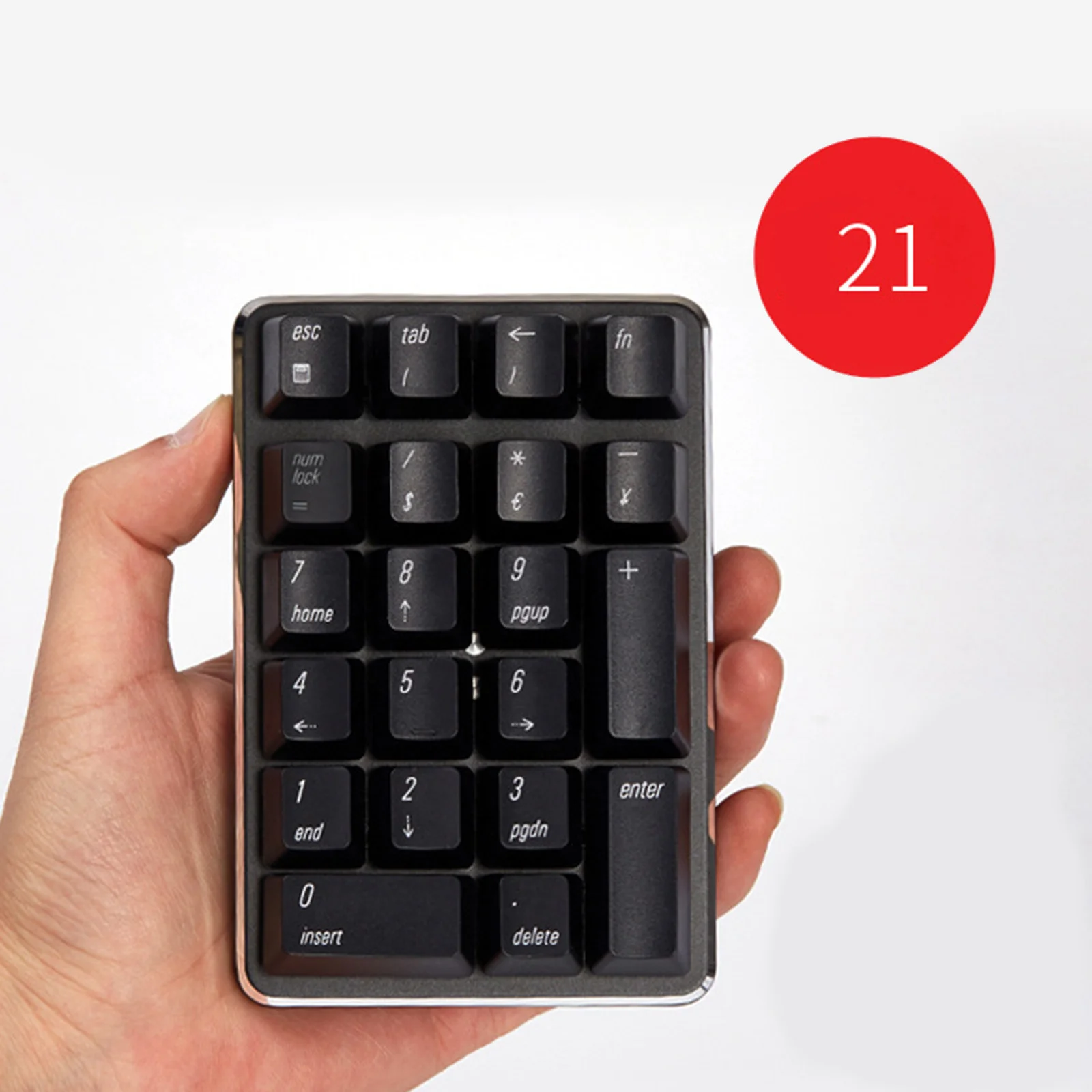 2.4G Wireless Mechanical Numeric Keypad Gaming Keypad 21 Keys Portable Keypad Extended Layout Black Keyboard for Laptop Notebook
2.4G Wireless Mechanical Numeric Keypad Gaming Keypad 21 Keys Portable Keypad Extended Layout Black Keyboard for Laptop Notebook