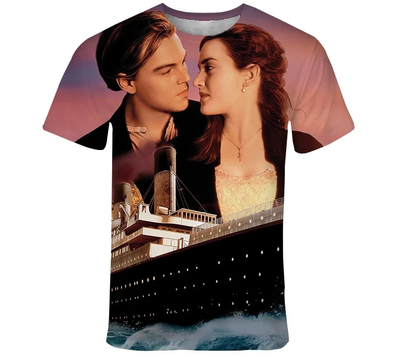 Movie T-Titanic Retro classic 3d t shirt fashion style popular schoolboy men steamer Printed t-shirts Men's Fashion
Movie T-Titanic Retro classic 3d t shirt fashion style popular schoolboy men steamer Printed t-shirts Men's Fashion