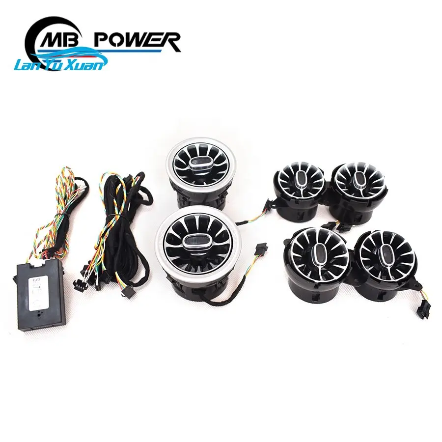 For S Class W222 S400 S450L S600LED Air Condition Vent 7 Colours Front LED Turbine Air Vent Synchronized With Ambient Light 
For S Class W222 S400 S450L S600LED Air Condition Vent 7 Colours Front LED Turbine Air Vent Synchronized With Ambient Light