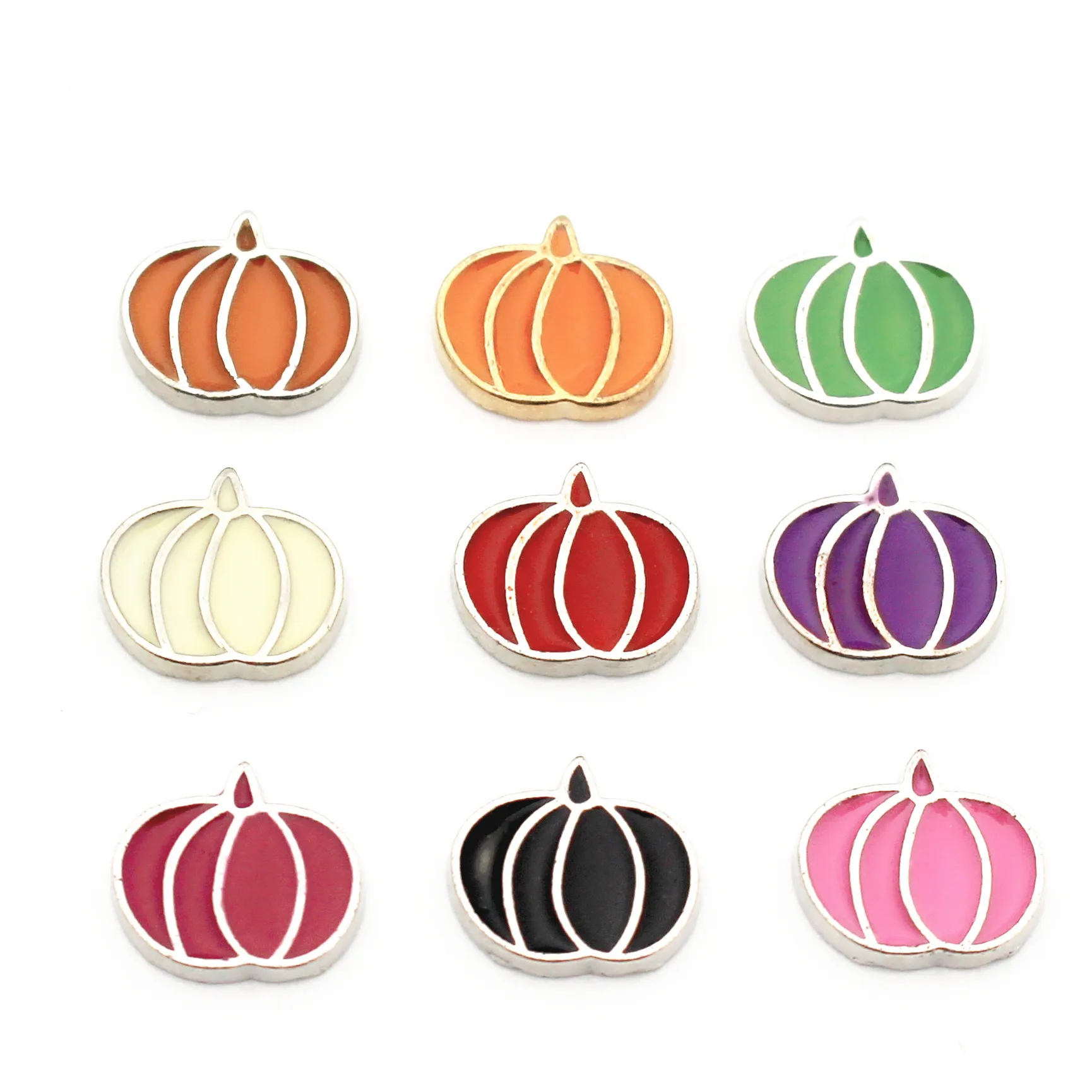 Mixs 10pcs/Lot Metal Enamel Pumpkin Floating Charms Fit DIY Glass Memory Locket Pendant Necklace Jewelry Making
Mixs 10pcs/Lot Metal Enamel Pumpkin Floating Charms Fit DIY Glass Memory Locket Pendant Necklace Jewelry Making