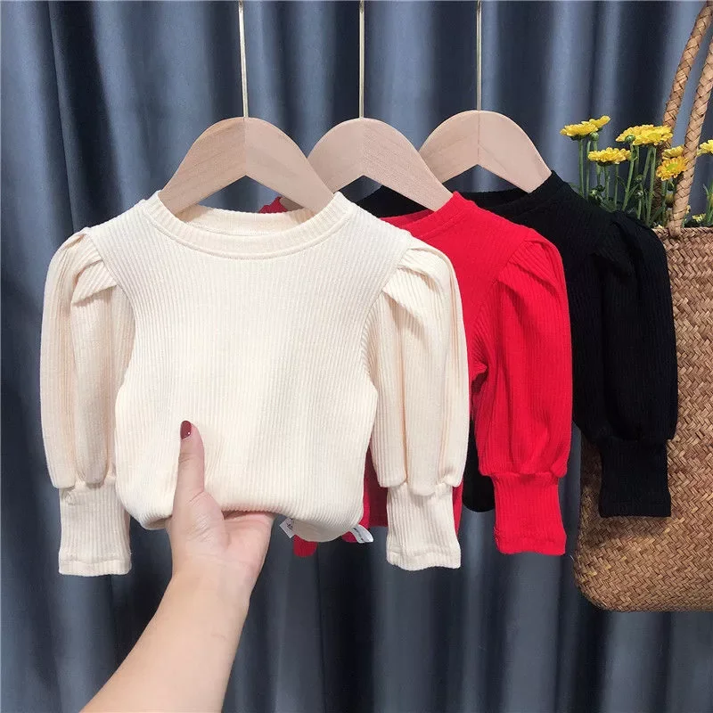 2021 Baby Toddler Teenage Girls Sweaters Tops Spring Autumn Long Puff Sleeve Knitted Kids Sweater For Girl Children's Clothe
2021 Baby Toddler Teenage Girls Sweaters Tops Spring Autumn Long Puff Sleeve Knitted Kids Sweater For Girl Children's Clothe