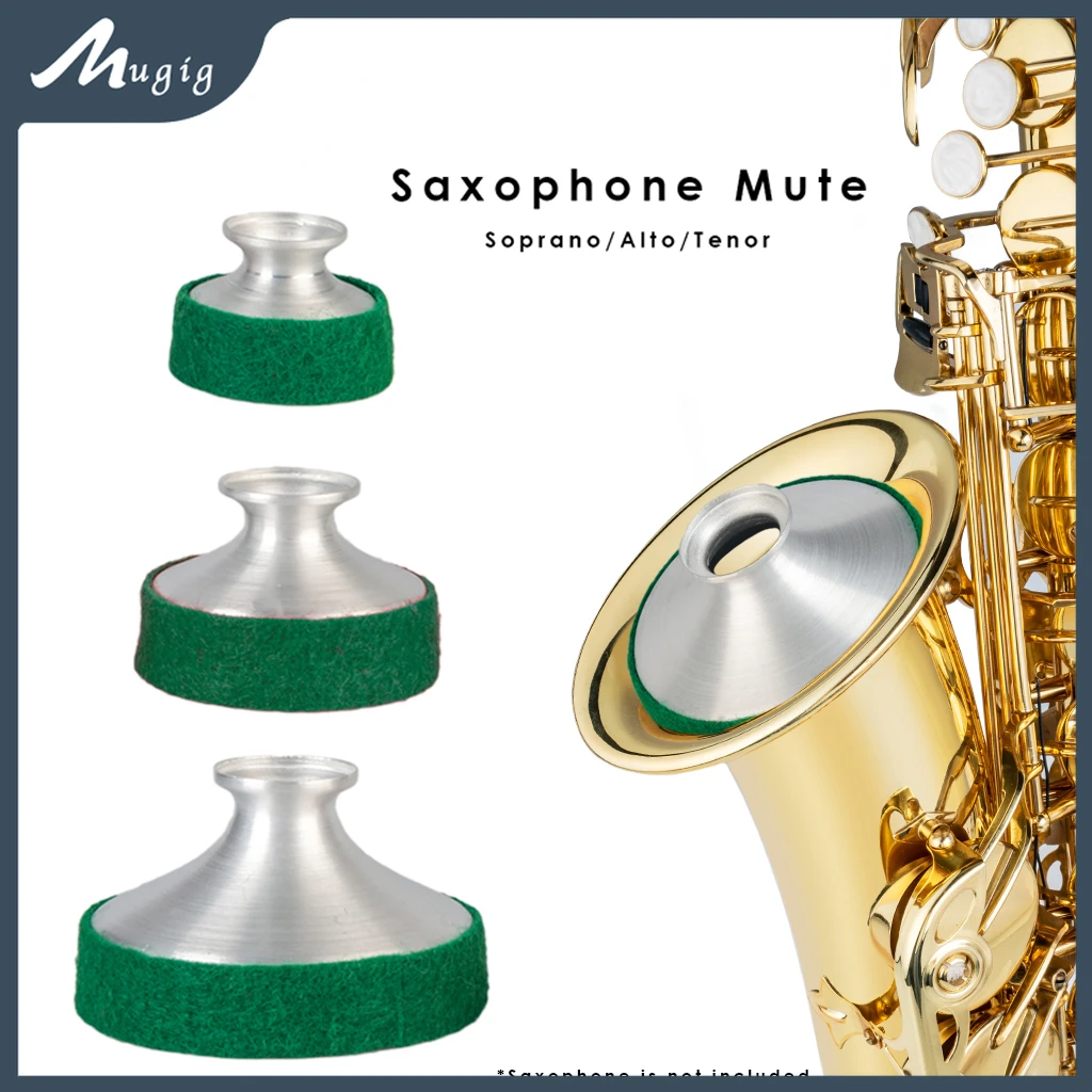 Mugig Saxophone Mute Green Aluminum Alloy Mute Metal Dampener For Tenor/Alto/Soprano Saxophone Sax Dampner Mute Accessory
Mugig Saxophone Mute Green Aluminum Alloy Mute Metal Dampener For Tenor/Alto/Soprano Saxophone Sax Dampner Mute Accessory