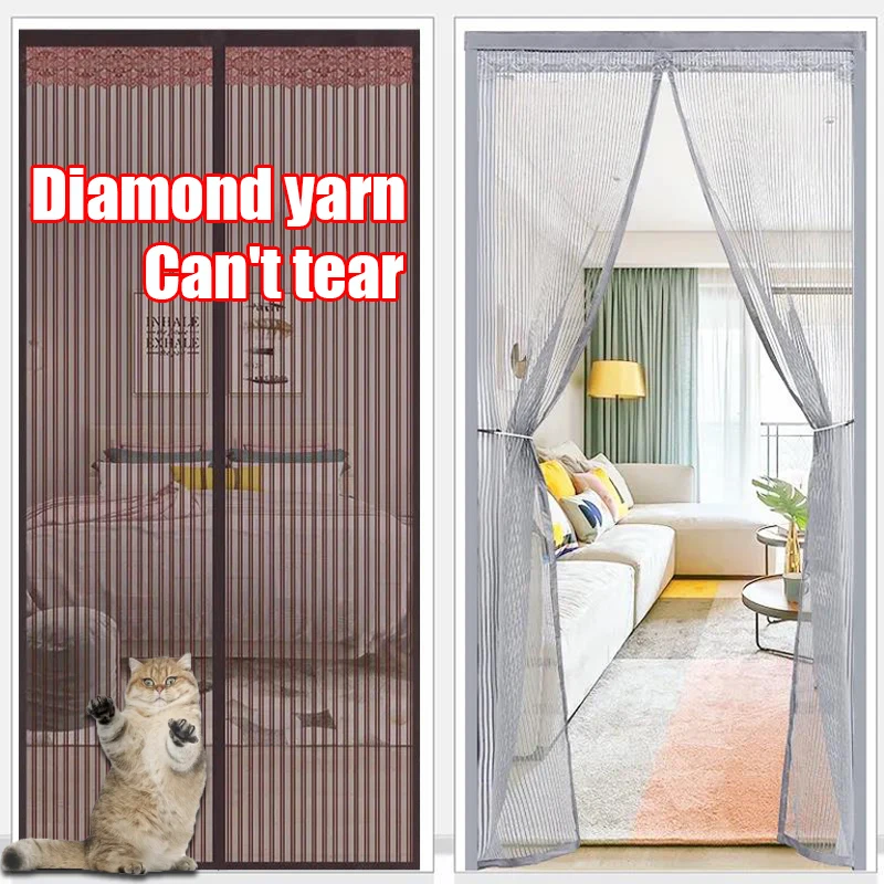 High-quality Mosquito Net Door Indestructible Diamond yarn Anti-mosquito Insect Mesh Automatic Closing Door Curtain Customized
High-quality Mosquito Net Door Indestructible Diamond yarn Anti-mosquito Insect Mesh Automatic Closing Door Curtain Customized