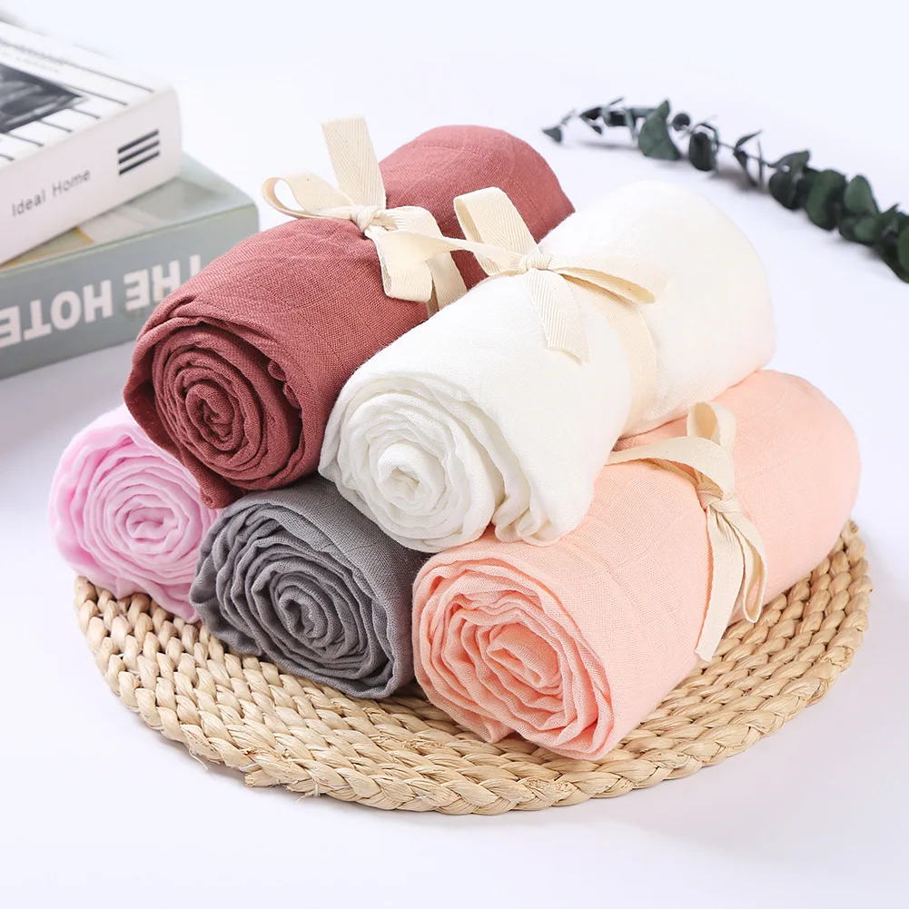 Muslin Baby Bamboo Cotton Wrap Soft Children's Bedding Blanket Bath Towel Newborn Stretch Swaddle Blanket Baby Photo Props
Muslin Baby Bamboo Cotton Wrap Soft Children's Bedding Blanket Bath Towel Newborn Stretch Swaddle Blanket Baby Photo Props