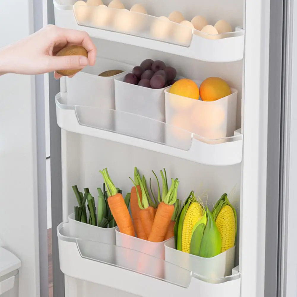 

Practical Reusable Space-saving Vertical Refrigerator Storage Box for Kitchen Storage Basket Storage Holder