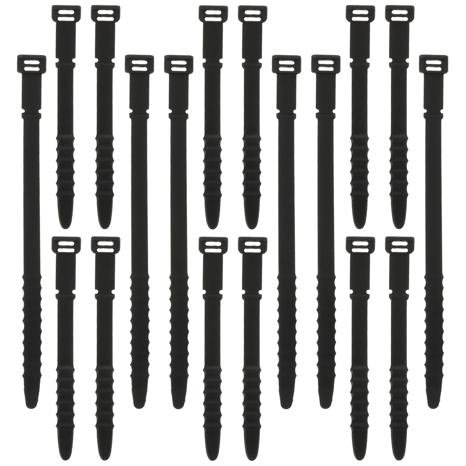 40Pcs Cord Zip Ties Flexible Zip Ties Silicone Fastening Cable Ties Office Cable Straps Cable Organizers
40Pcs Cord Zip Ties Flexible Zip Ties Silicone Fastening Cable Ties Office Cable Straps Cable Organizers
