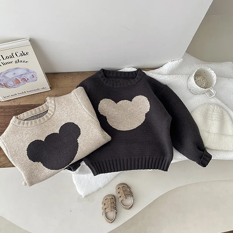 Winter Autumn Kids Casual Sweaters Cute Cartoon Knitted Sweaters for Girls Boys Thick Sweater Unisex Toddler Clothing
Winter Autumn Kids Casual Sweaters Cute Cartoon Knitted Sweaters for Girls Boys Thick Sweater Unisex Toddler Clothing