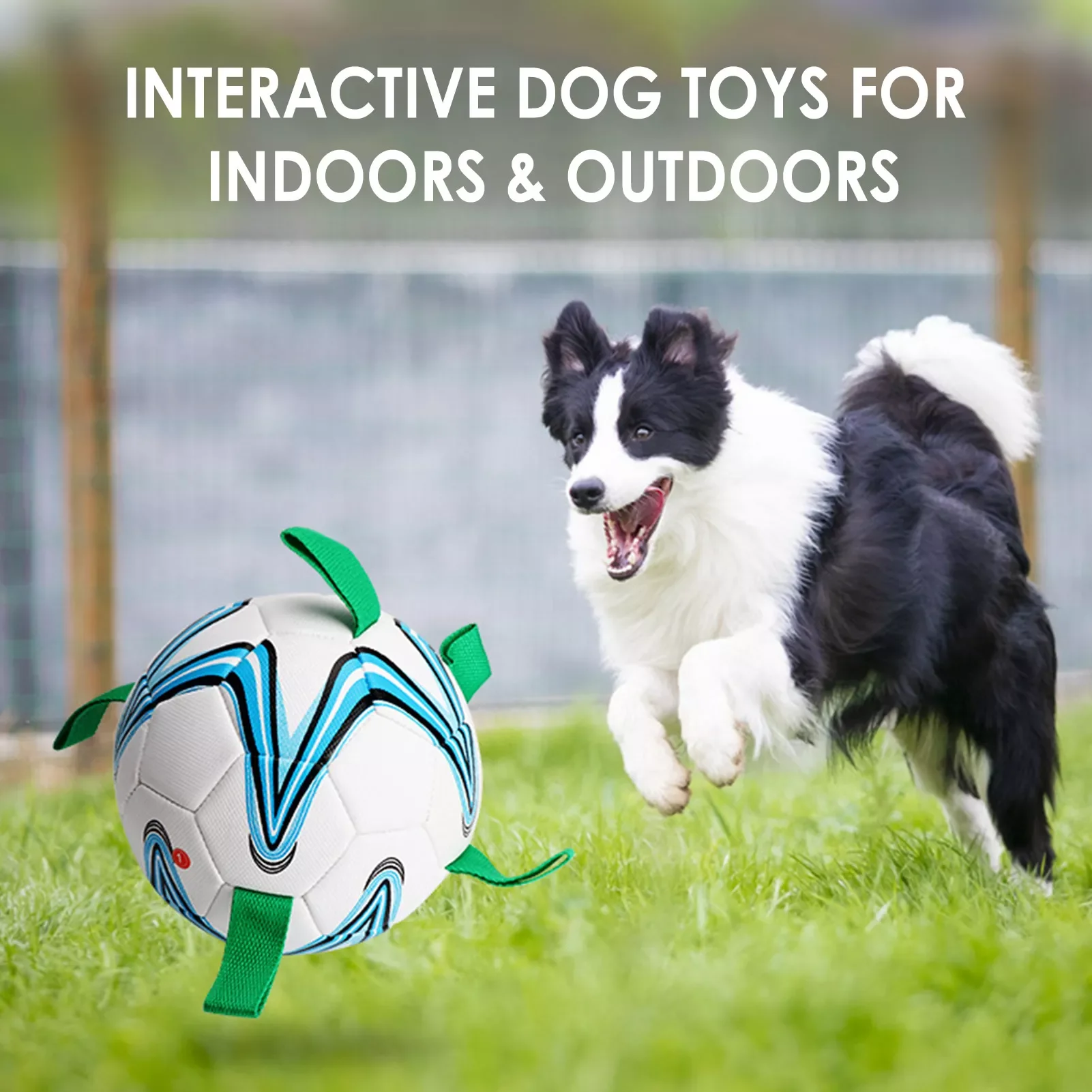 NEW2023 Dog Soccer Ball Interactive Football Tug Water Toy For Small Medium Dog With Grab Tabs Outdoor Training Soccer Pet Acces
NEW2023 Dog Soccer Ball Interactive Football Tug Water Toy For Small Medium Dog With Grab Tabs Outdoor Training Soccer Pet Acces