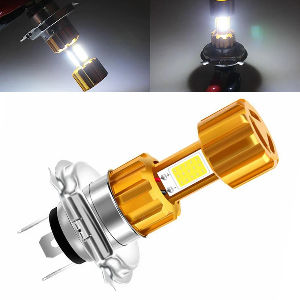 For Motorcycle H4 LED Hi/Low Beam Front Light Bulb 6500K Bright White Headlight Motorbike Headlight Lamp
For Motorcycle H4 LED Hi/Low Beam Front Light Bulb 6500K Bright White Headlight Motorbike Headlight Lamp