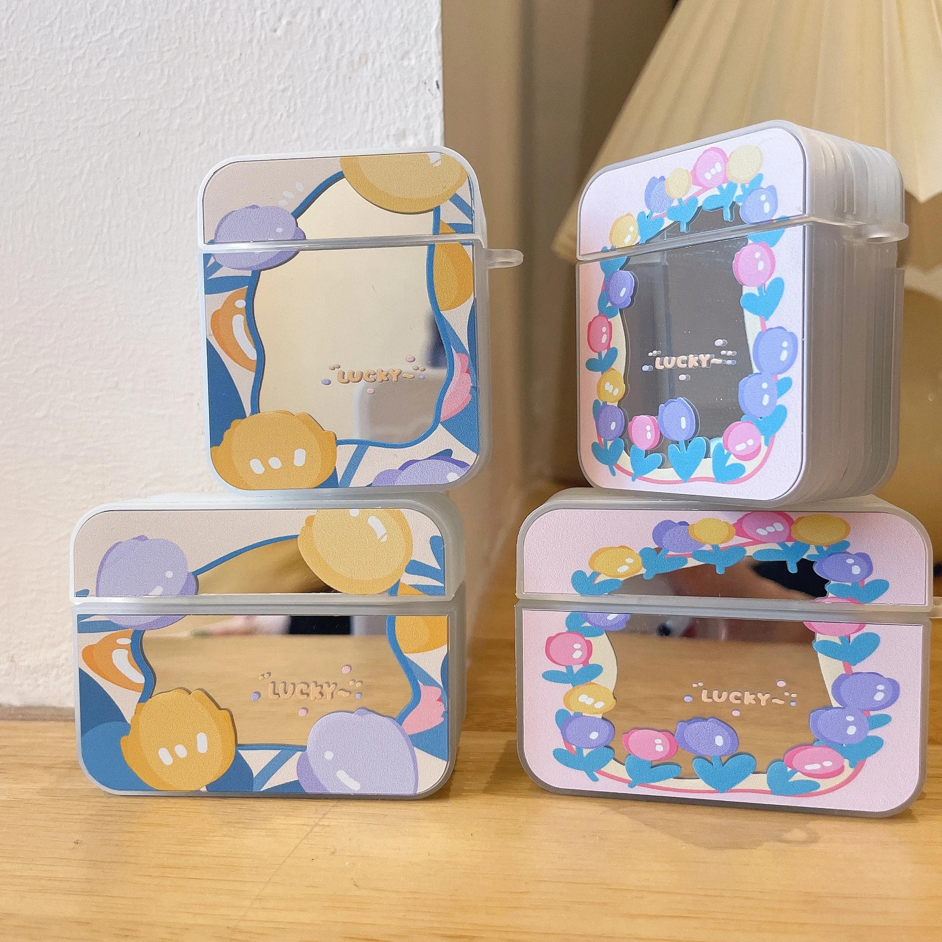 Cute Mirror Flower Earphone Case For Apple AirPods 1 2 3 Pro Headset Protector Cover Headphones Charging box Silicone Funda
Cute Mirror Flower Earphone Case For Apple AirPods 1 2 3 Pro Headset Protector Cover Headphones Charging box Silicone Funda