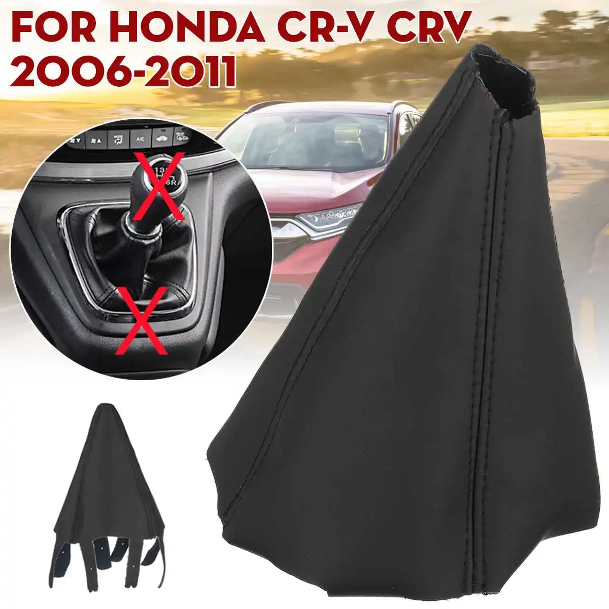 PU Leather Gaiter Boot Cover Car-styling Gear Shift Collar Boot Cover For Honda CR-V CRV 2006 2007 2008 2009 2010 2011
PU Leather Gaiter Boot Cover Car-styling Gear Shift Collar Boot Cover For Honda CR-V CRV 2006 2007 2008 2009 2010 2011