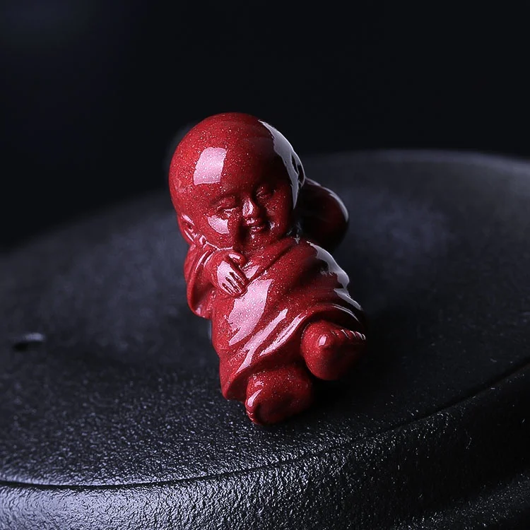 5A Natural Cinnabar Little Monk Acolyte Zinnober Genuine Vermilion Single Bead DIY Jewelry Material Loose Beads
5A Natural Cinnabar Little Monk Acolyte Zinnober Genuine Vermilion Single Bead DIY Jewelry Material Loose Beads