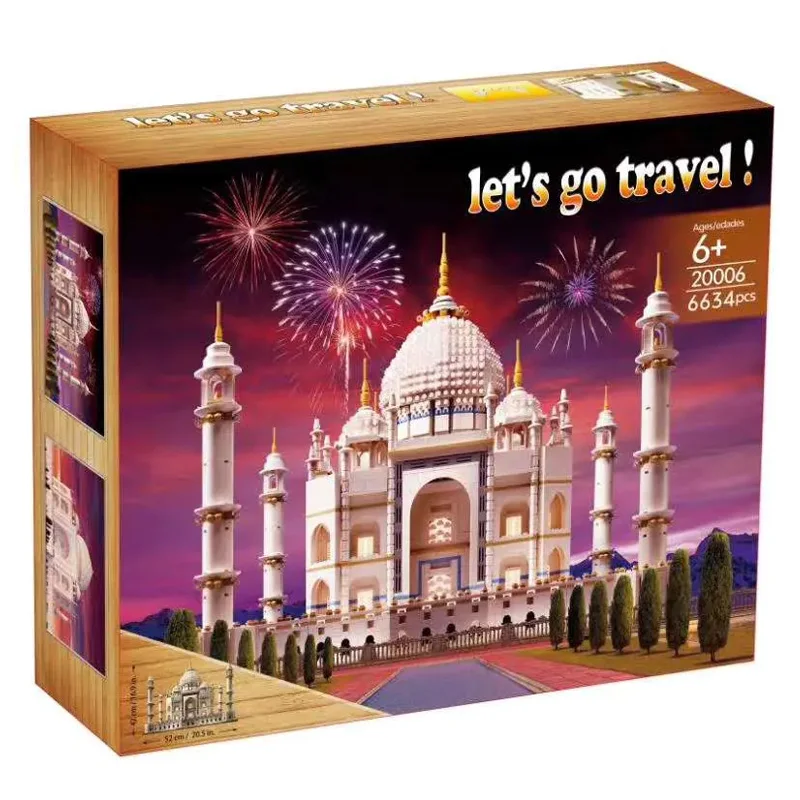 Taj Mahal Building Blocks Bricks World Famous Architecture Compatible 10189 10256 Kids Christmas Birthday Toy Gifts 17001 17008
Taj Mahal Building Blocks Bricks World Famous Architecture Compatible 10189 10256 Kids Christmas Birthday Toy Gifts 17001 17008