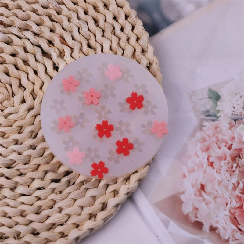 Mini Flower Sakura Silicone Mold DIY Cherry Baking Chocolate Fondant Clay Resin Mold Baking Tool Cake Decoration Accessories
Mini Flower Sakura Silicone Mold DIY Cherry Baking Chocolate Fondant Clay Resin Mold Baking Tool Cake Decoration Accessories