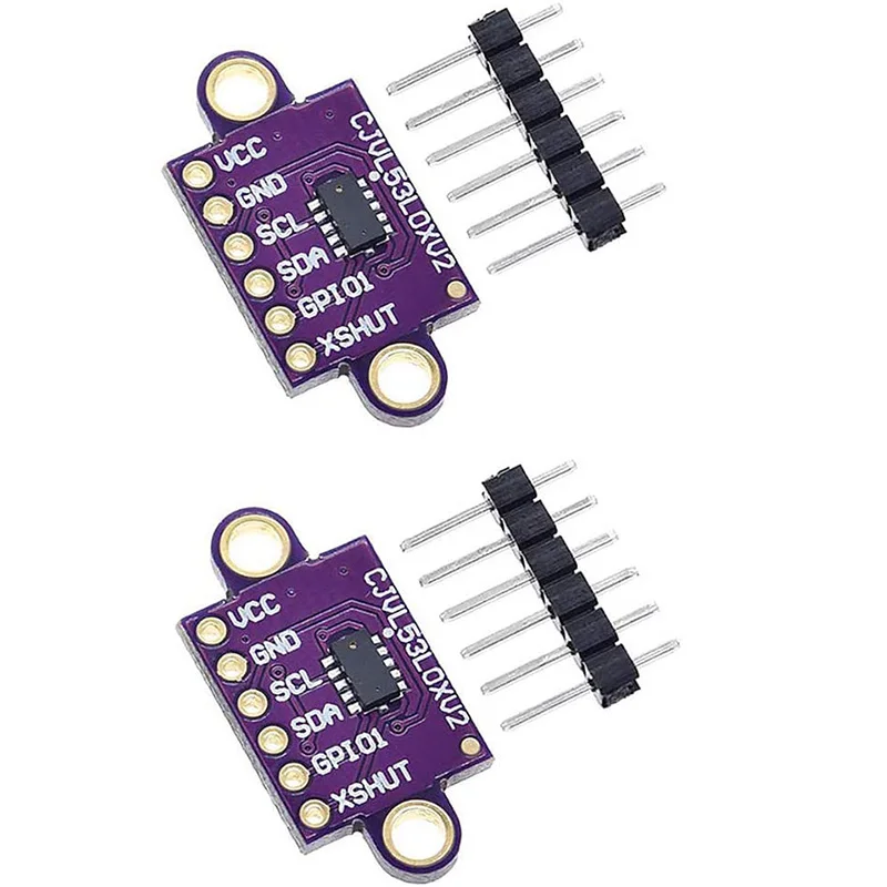 GTBL 2Pcs VL53L0X Time-Of-Flight Tof Ranging Sensor Breakout 940Nm GY-VL53L0XV2 Distance Module I2C IIC
GTBL 2Pcs VL53L0X Time-Of-Flight Tof Ranging Sensor Breakout 940Nm GY-VL53L0XV2 Distance Module I2C IIC