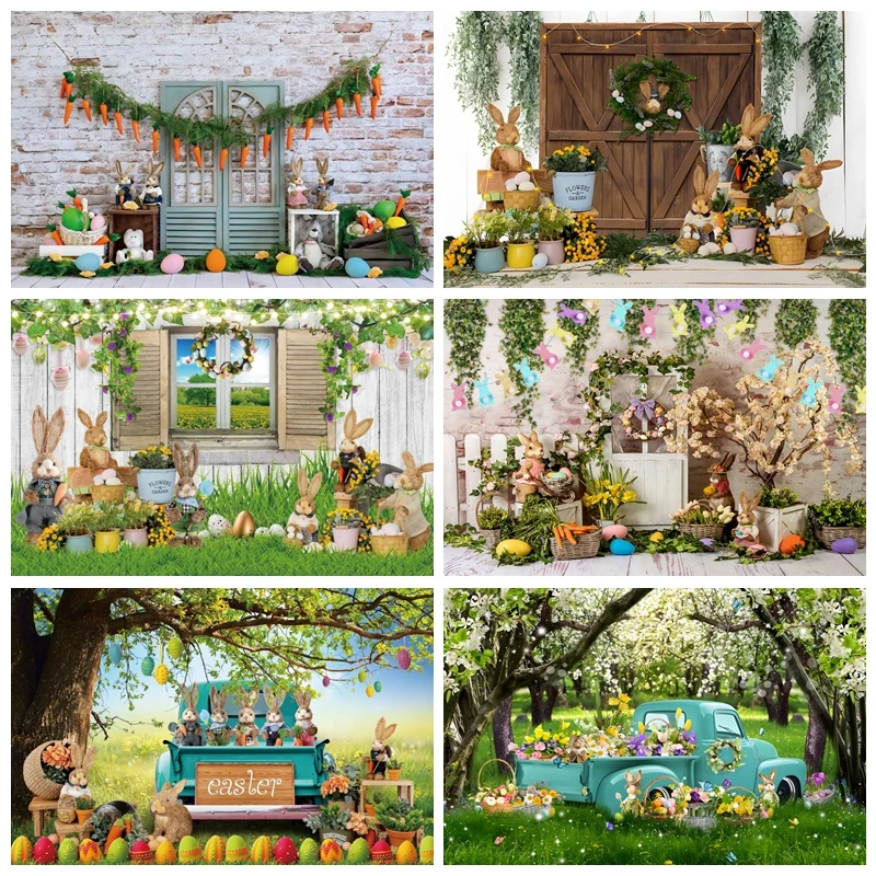 Happy Easter Photography Backdrops Bunny Spring Grass Baby Portrait Photocall Party Decor Photographic Background Photo Studio
Happy Easter Photography Backdrops Bunny Spring Grass Baby Portrait Photocall Party Decor Photographic Background Photo Studio