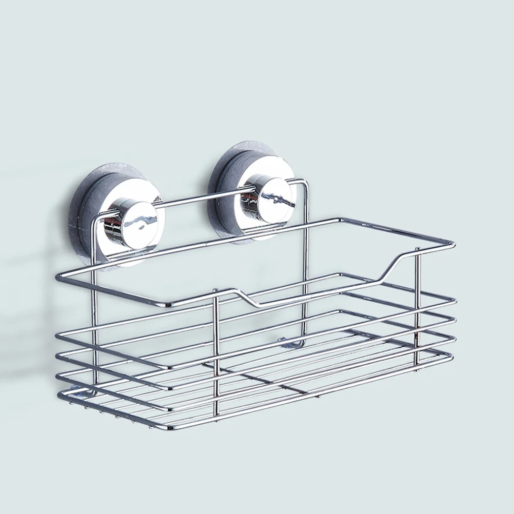 1Pc Suction Cup Type Storage Rack Punch-free Traceless Stainless Steel Organizer Storage Holder for Home Kitchen Bathroom
1Pc Suction Cup Type Storage Rack Punch-free Traceless Stainless Steel Organizer Storage Holder for Home Kitchen Bathroom