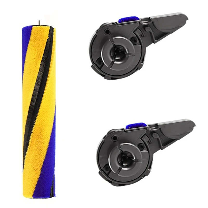 Сменная роликовая щетка с крышкой для Dyson V12 V15, тонкая пушистая щетка, аксессуары для пылесоса
Сменная роликовая щетка с крышкой для Dyson V12 V15, тонкая пушистая щетка, аксессуары для пылесоса