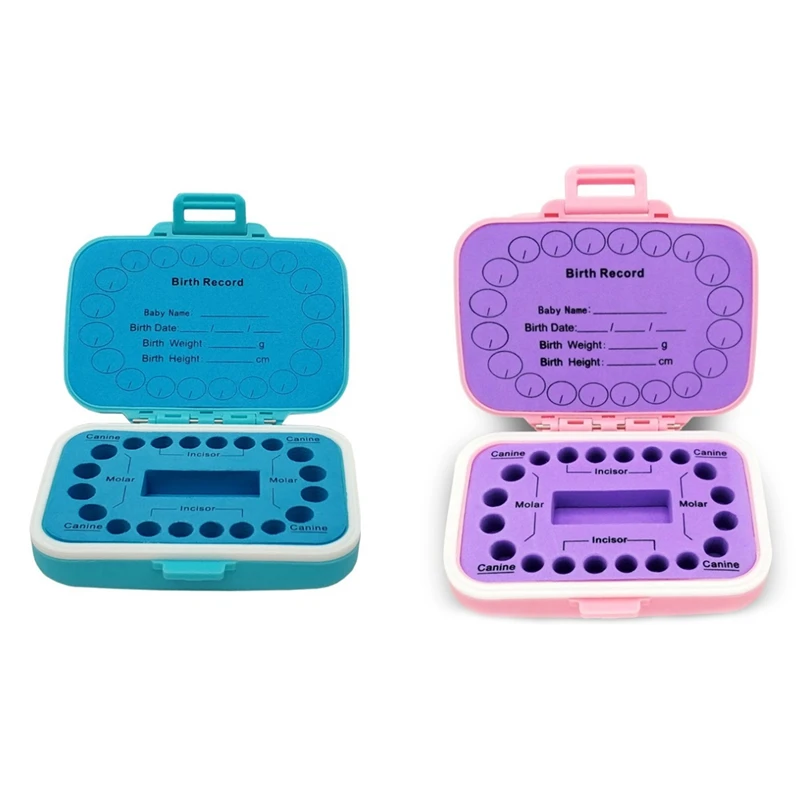 2 Pieces Tooth Souvenir Box Boys & Girls Tooth House Save Gift Baby Tooth Containers
2 Pieces Tooth Souvenir Box Boys & Girls Tooth House Save Gift Baby Tooth Containers