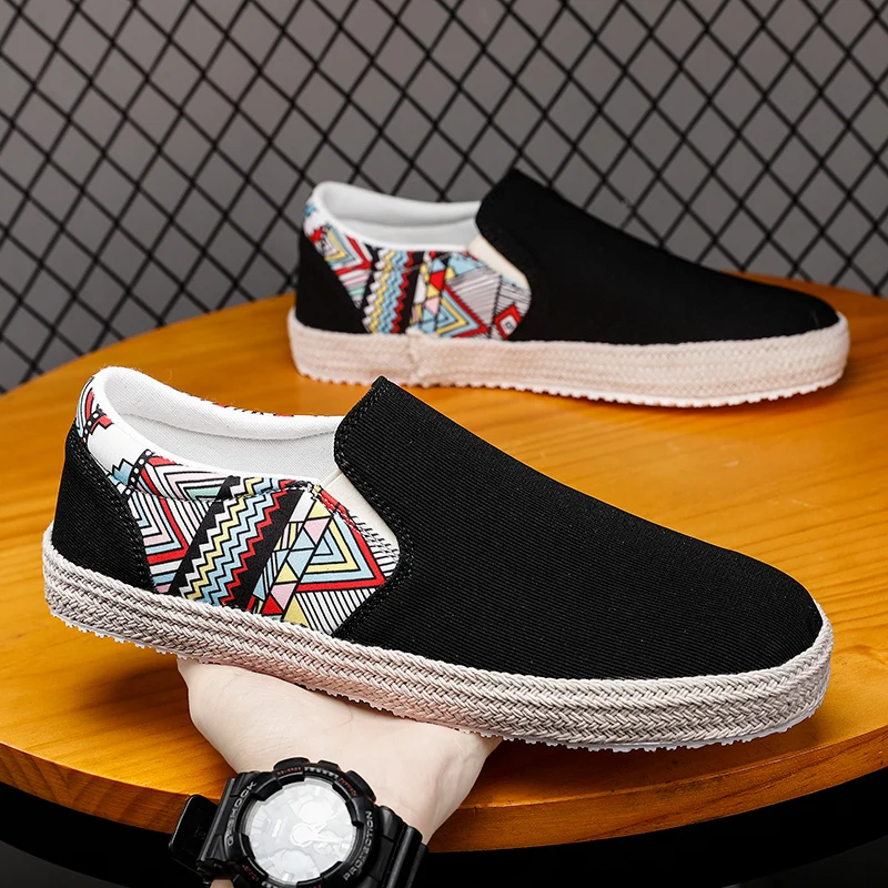 Canvas Sneakers Slip on Handmade Mens Casual Shoes Fashion Flat Lightweight Male Jogging Driving Shoes for Men Zapatillas Hombre
Canvas Sneakers Slip on Handmade Mens Casual Shoes Fashion Flat Lightweight Male Jogging Driving Shoes for Men Zapatillas Hombre