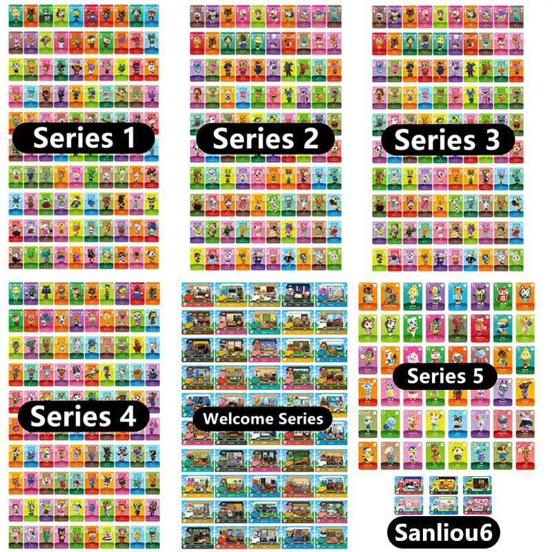 Fast Shipping 2022 New 504Pcs Full Animal Croxxing Card NFC Ntag215 Chip Work NS Games Amxxbo Leaf Welcome Series Sanliou RV Car
Fast Shipping 2022 New 504Pcs Full Animal Croxxing Card NFC Ntag215 Chip Work NS Games Amxxbo Leaf Welcome Series Sanliou RV Car