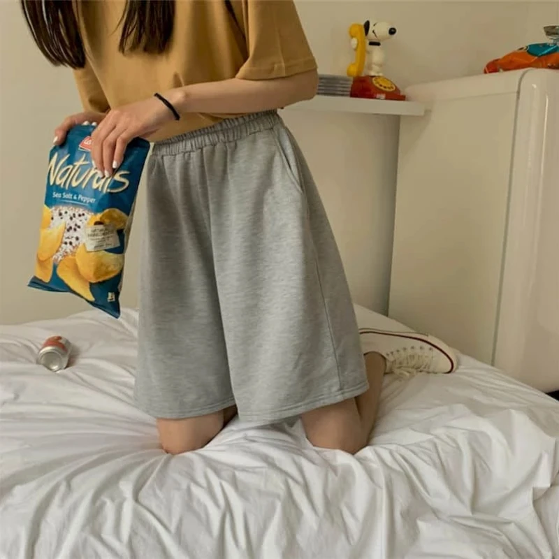 Shorts Women Summer Loose Solid Wide-leg Casual Simple Clothing Pantalones Cortos Roupas Femininas Ropa Mujer 2022 New Fashion
Shorts Women Summer Loose Solid Wide-leg Casual Simple Clothing Pantalones Cortos Roupas Femininas Ropa Mujer 2022 New Fashion