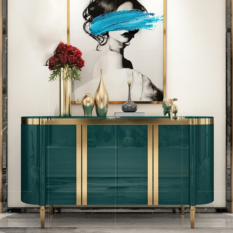 Modern sideboard hotel model room designer light luxury porch cabinet stainless steel American locker dining cabinet
Modern sideboard hotel model room designer light luxury porch cabinet stainless steel American locker dining cabinet