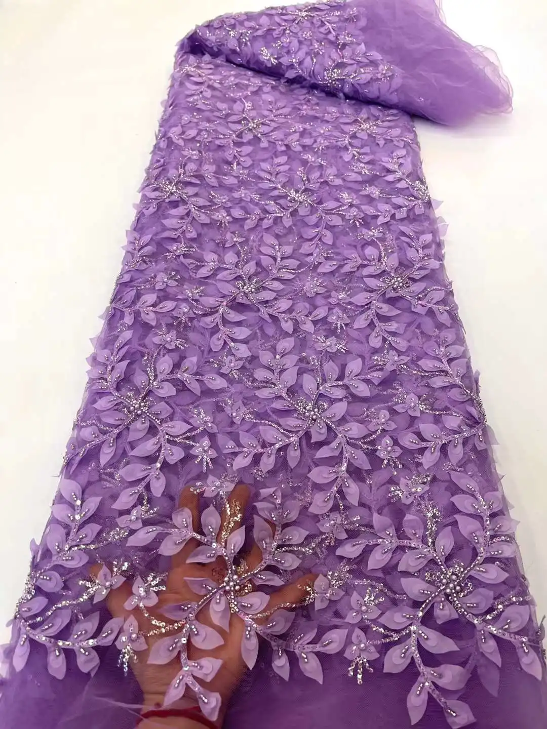 Beautiful African 3D Lace Fabric 2022 High Quality With Beads Groom Embroidery French Tulle Lace Nigerian Wedding Party Dress
Beautiful African 3D Lace Fabric 2022 High Quality With Beads Groom Embroidery French Tulle Lace Nigerian Wedding Party Dress