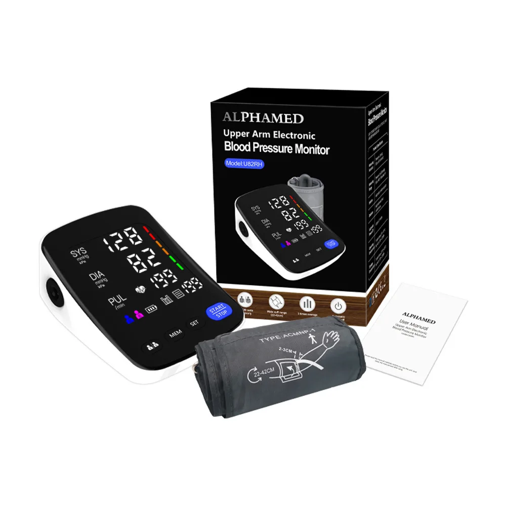 2022 New curved screen arm electronic sphygmomanometer home automatic blood pressure measuring instrument
2022 New curved screen arm electronic sphygmomanometer home automatic blood pressure measuring instrument