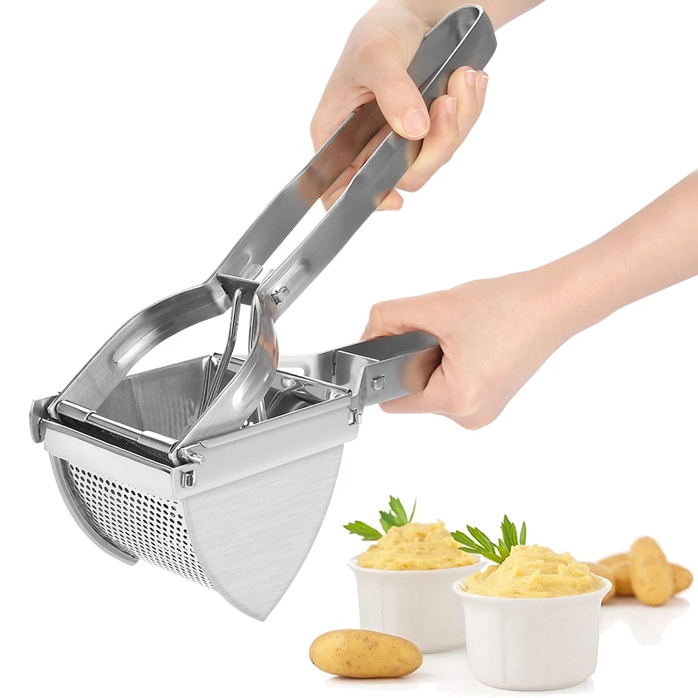 Potato Potato Crusher Stainless Steel Vegetable Potato Masher Ricer Fruit Juicer Press Mincer
Potato Potato Crusher Stainless Steel Vegetable Potato Masher Ricer Fruit Juicer Press Mincer