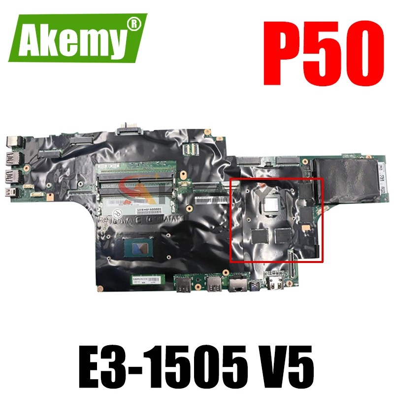 Akemy For Lenovo Thinkpad P50 Laptop Motherboard CPU E3-1505 V5 Tested 100% Working FRU 01AY387 01AY377 01AY367 01AY386 01AY366
Akemy For Lenovo Thinkpad P50 Laptop Motherboard CPU E3-1505 V5 Tested 100% Working FRU 01AY387 01AY377 01AY367 01AY386 01AY366