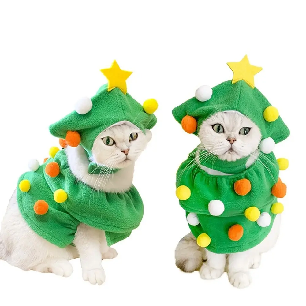 Fashion Comfortable Thickened Small Dog Clothes Pet Warm Hat Christmas Tree Headband Dog Headwear Cat Cloak
Fashion Comfortable Thickened Small Dog Clothes Pet Warm Hat Christmas Tree Headband Dog Headwear Cat Cloak