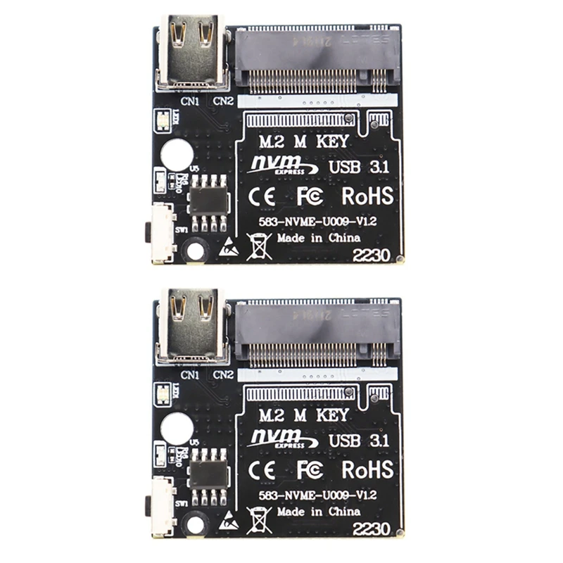 2X M.2 NVME To USB3.1 Type-C Adapter M2 SSD Board M.2 To USB3.1 Adapter For M.2 NVME M2 SSD JMS583 For 2230-2280 M.2 SSD
2X M.2 NVME To USB3.1 Type-C Adapter M2 SSD Board M.2 To USB3.1 Adapter For M.2 NVME M2 SSD JMS583 For 2230-2280 M.2 SSD